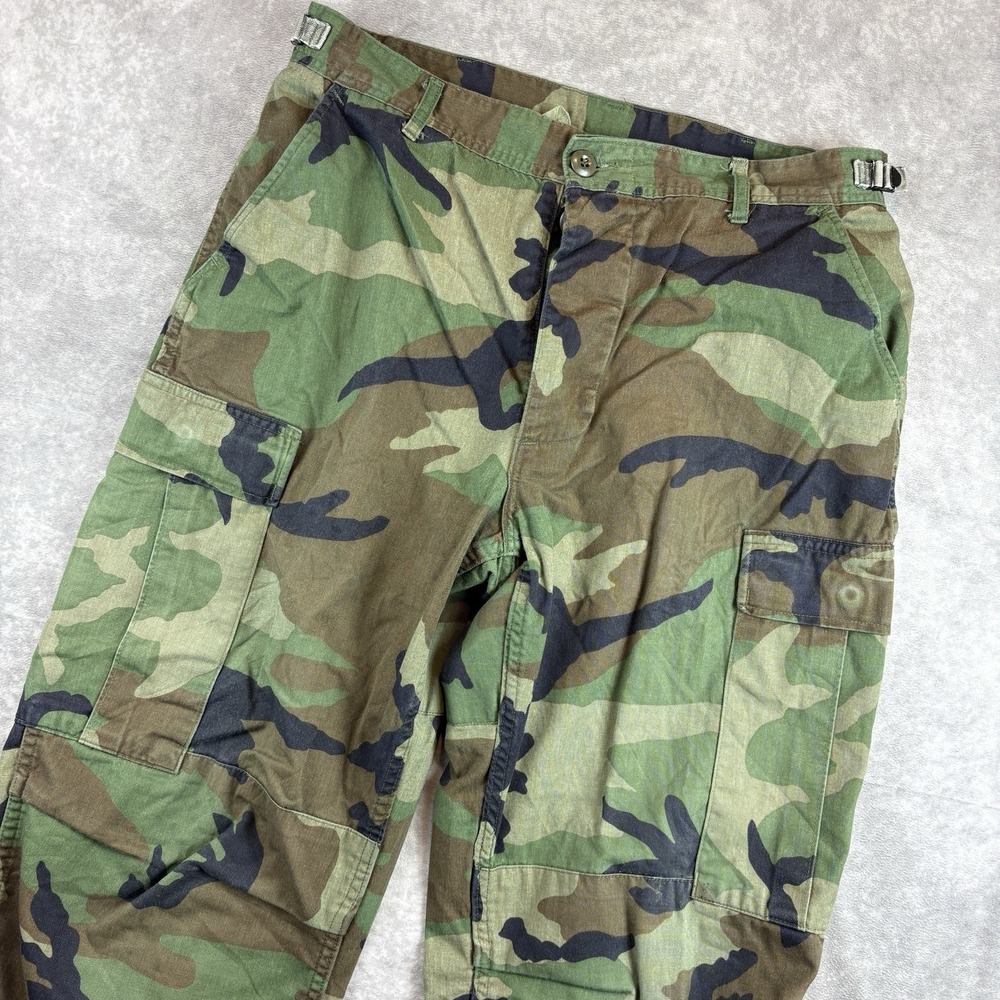 Vintage US Army Pants Mens M (33x29) Regular Green Camo Hunting